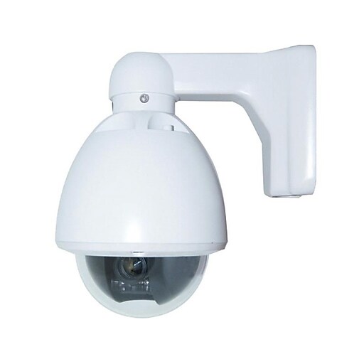 SeqCam SEQ7503 Wired Dome Security Camera, Vandal/Weatherproof, White