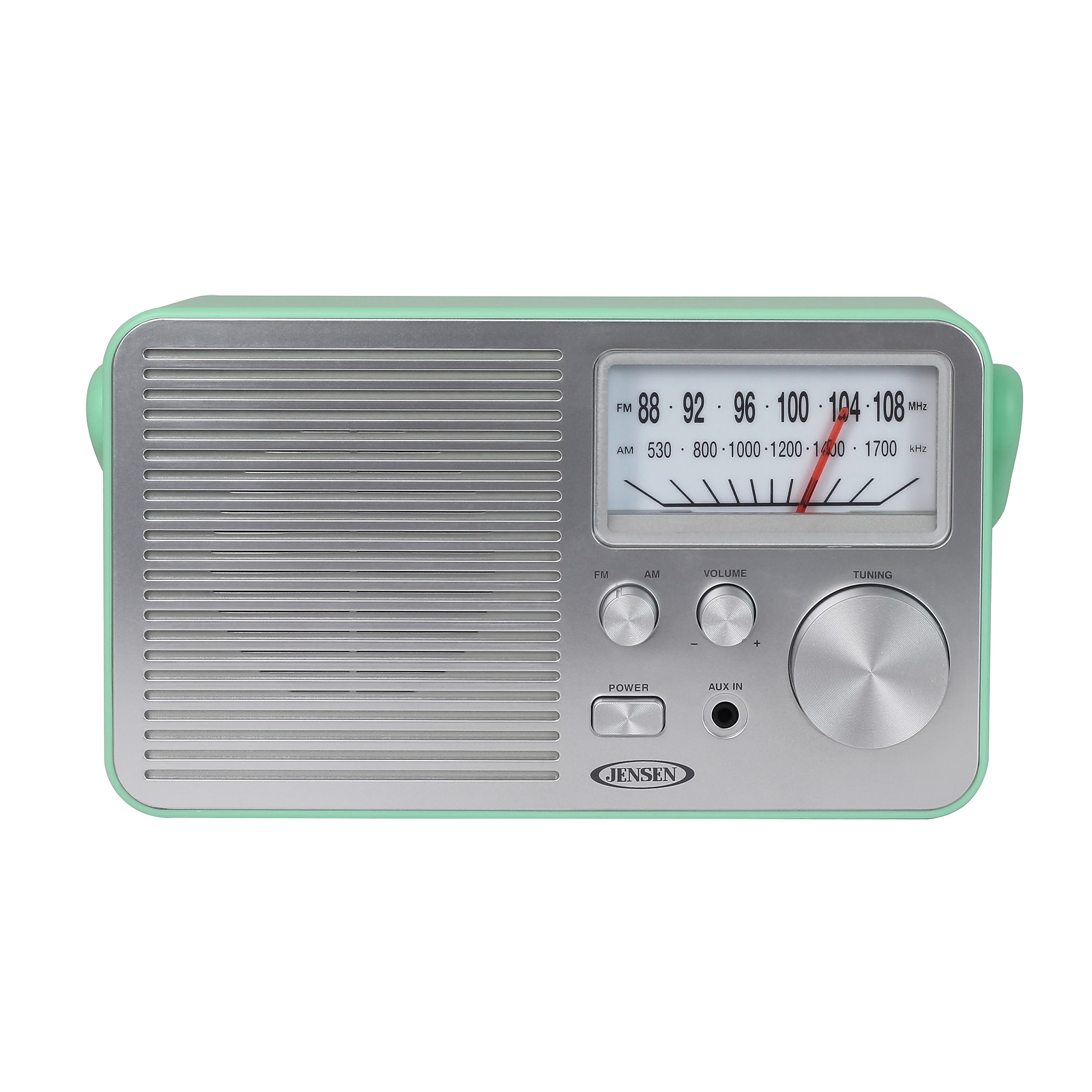Jensen MR-750 Portable AM/FM Radio, Green (MR-750-GR) Sansujyuku sansujyuku.com