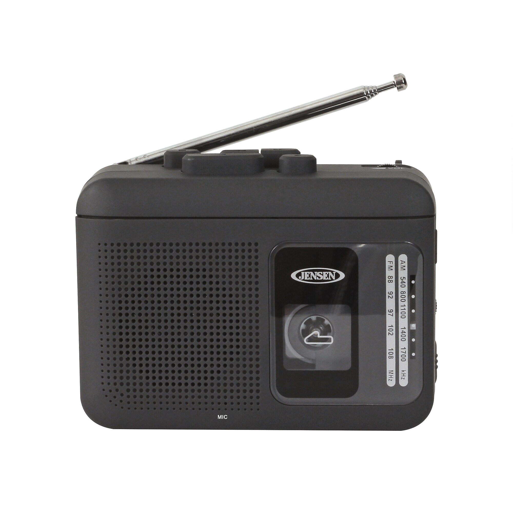 Jensen Personal Cassette Player/Recorder, Black (MCR-75) Sansujyuku sansujyuku.com