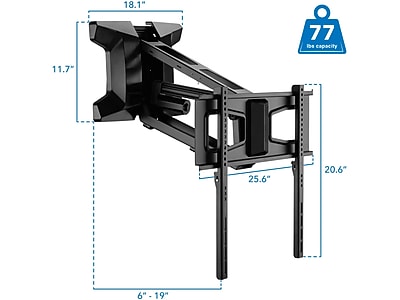 Mount-It! Motorized Lift TV Mount - Thumbnail 3