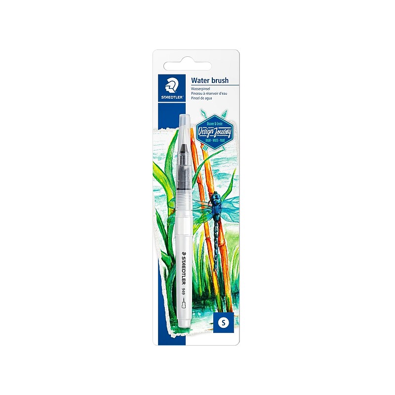 Staedtler Short Handle Synthetic Nylon/Polyester Water Brush (949 BK-1-C) image 1