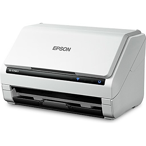 Epson DS575W II Duplex Document Scanner, White/Black (B11B263202