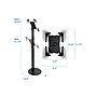Mount-It! Universal Tablet Floor Stand (Universal Kiosk), Black (MI-3788B)~#|#~sp116853591_sc7