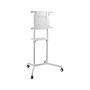 Mount-It! Steel Pedestal TV Stand, Screens up to 70", White (MI-8001)~#|#~sp116854276_sc7