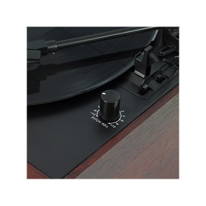 Jensen Turntable MP3 CD System with Cassette Player/Recorder and