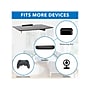 Mount-It! Glass/Steel A/V Component Wall-Mounted Shelf, Black (MI-895)~#|#~sp116958002_sc7
