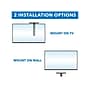 Mount-It! Steel Floating TV Shelf, Black (MI-896)~#|#~sp116958013_sc7