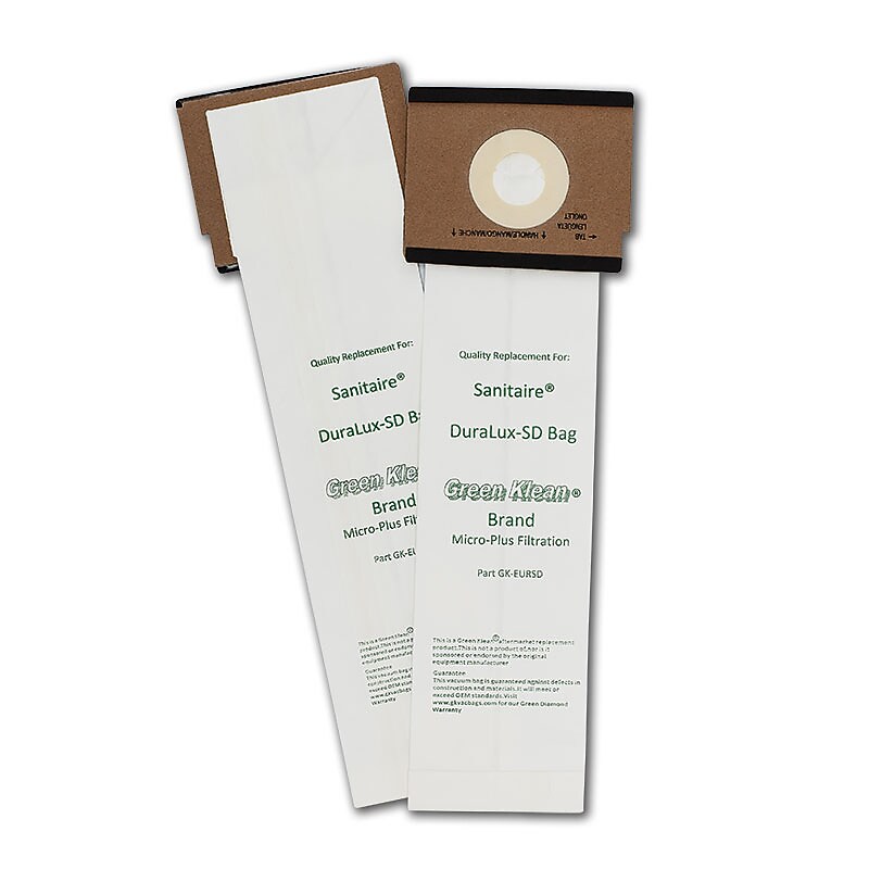 Green Klean® Replacement Vacuum Bags Fit Sanitaire Duralux Models SC9120, SC9150, SC9180, C4900, Style SD, 10/pk image 1