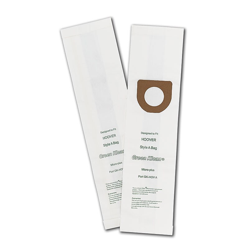 Green Klean® Replacement Vacuum Bags, Fits all Hoover upright vacuums using Type A bags, 3/pk image 1