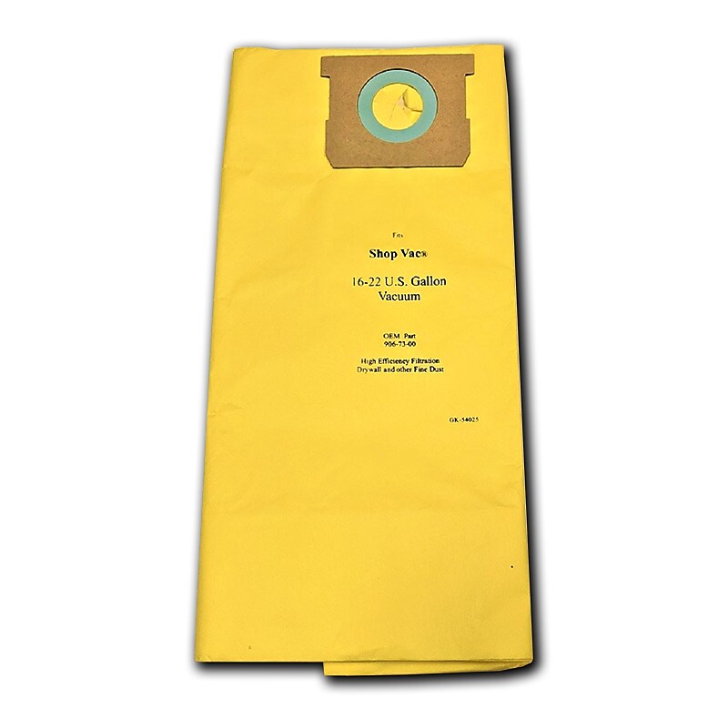 Green Klean Vacuum Bag, Yellow, 2/Pack (GK-54025-P) image 1