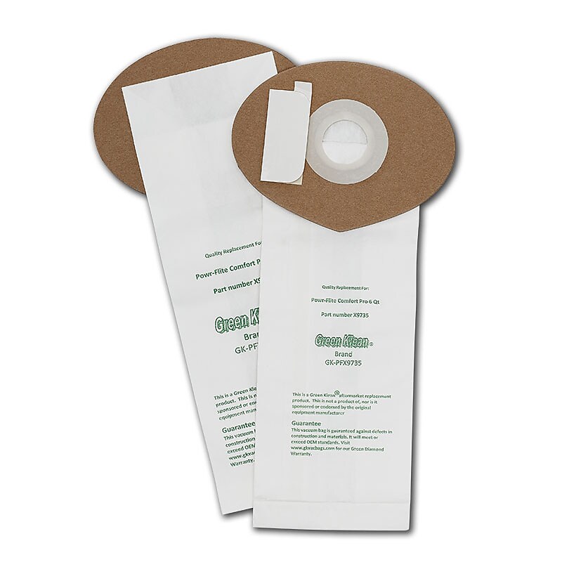 Green Klean Vacuum Bag, White, 10/Pack (GK-PFX9735-6Qrt-P) image 1