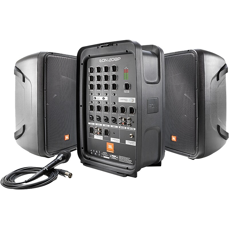 JBL EON208P Portable PA System, 300 Watt image 1