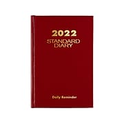 2022 AT-A-GLANCE 5" x 7.5", Daily Diary, Red (SD387-13-22)