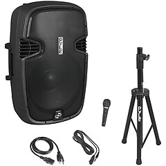 PylePro Portable PA Speaker System, 400 Watt, Black (PYRPWMA1050BT