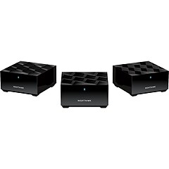 Netgear Nighthawk AX1800 Dual Band Mesh WiFi 6 System, Black, 2