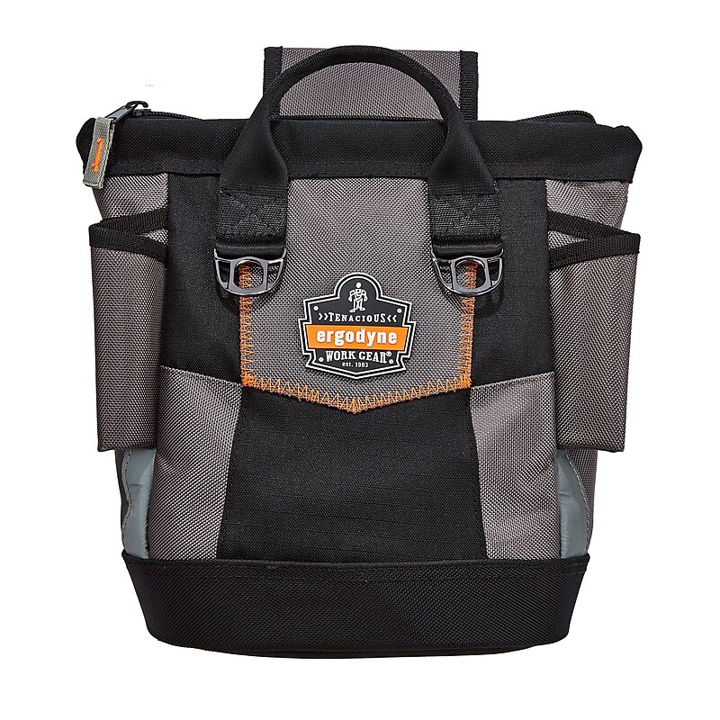Ergodyne Arsenal 5517 Premium Topped Tool Pouch - Zipper, 5 lb. Capacity, Black/Gray (13647) image 1