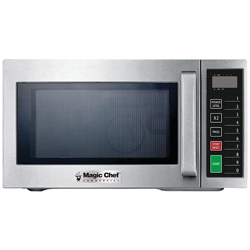 Magic Chef .9 Cubic-ft Commercial Microwave, Silver (MCCM910ST) image 1