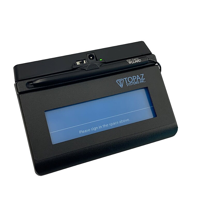 Topaz SigLite Bluetooth Wireless Signature Pad (T-S460-BT2-R) image 1