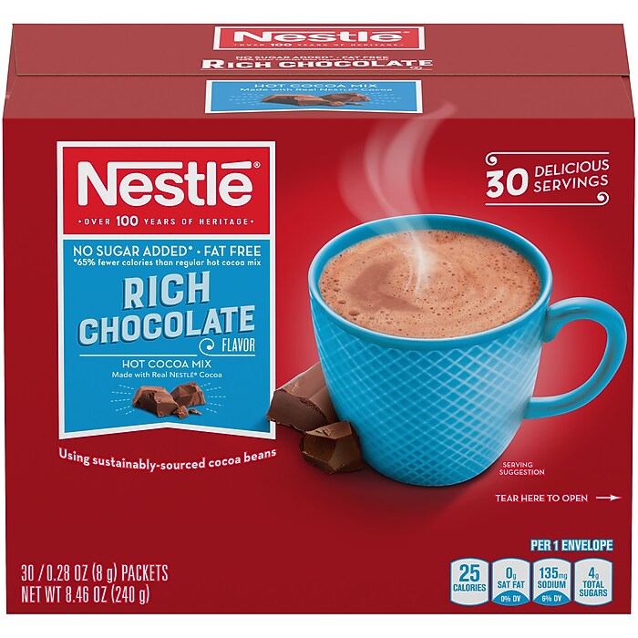 クラブ Hot chocolate. PRESIDENT'S CHOICE Choice Ruby Hot Cocoa Mix, 350g/12 oz