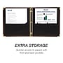 Samsill Classic Executive 1" Non-View Binder, 3-Ring ,Burgundy (SAM15134)~#|#~sp117514157_sc7