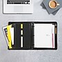 Samsill Regal Genuine Leather Zippered Padfolio, Black (15540)~#|#~sp117514167_sc7
