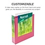 Samsill Earth's Choice Plant-Based Durable 2" View Binders, 3-Ring , Made in USA, Pink Berry, 2/Pack (SAMU86676)~#|#~sp117514323_sc7
