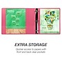 Samsill Earth's Choice Plant-Based Durable 2" View Binders, 3-Ring , Made in USA, Pink Berry, 2/Pack (SAMU86676)~#|#~sp117514339_sc7