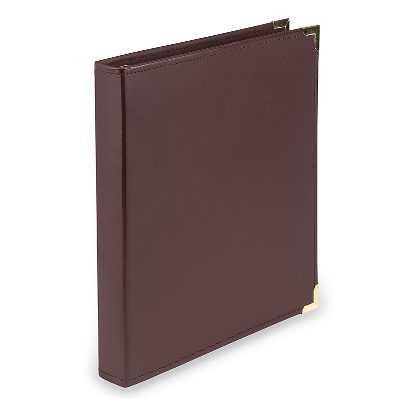 Samsill Classic Executive 1" Non-View Binder, 3-Ring ,Burgundy (SAM15134) image 1