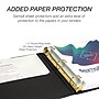 Samsill Classic Collection Vinyl Padfolio, Black (15250)~#|#~sp117514529_sc7