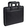 Samsill Leather Zippered Padfolio, Black (15670)~#|#~sp117514563_sc7