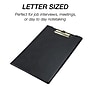 Samsill Value Series Faux Leather Padfolio/Notepad, Black (71410)~#|#~sp117515086_sc7