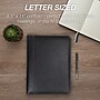 Samsill Faux Leather Portfolio Case, Black (71710)~#|#~sp117515102_sc7