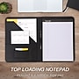 Samsill Faux Leather Portfolio Case, Black (71710)~#|#~sp117515105_sc7