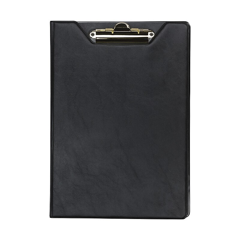 Samsill Value Series Faux Leather Padfolio/Notepad, Black (71410) image 1
