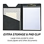 Samsill Value Series Faux Leather Padfolio/Notepad, Black (71410)~#|#~sp117515221_sc7