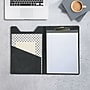 Samsill Value Series Faux Leather Padfolio/Notepad, Black (71410)~#|#~sp117515222_sc7