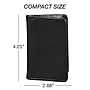 Samsill Regal 2-Compartment Portable Business Card Holder, 24-Card Capacity, Black (81220)~#|#~sp117515335_sc7