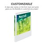 Samsill Earth's Choice Plant-Based Durable 1/2" View Binder, 3 Ring Binders, Made in USA, White, 6/Pack (I08917)~#|#~sp117515398_sc7