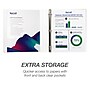 Samsill Economy 1" View Binders, 3-Ring , Made in USA, White, 12/Pack (I008537C)~#|#~sp117515466_sc7