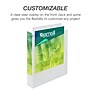 Samsill Earth's Choice Plant-Based Durable 1.5" View Binders, 3 Ring Binder, Made in USA, White, 4/Pack (I08957)~#|#~sp117515485_sc7