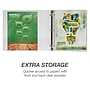 Samsill Earth's Choice Plant-Based Durable 1.5" View Binders, 3 Ring Binder, Made in USA, White, 4/Pack (I08957)~#|#~sp117515487_sc7