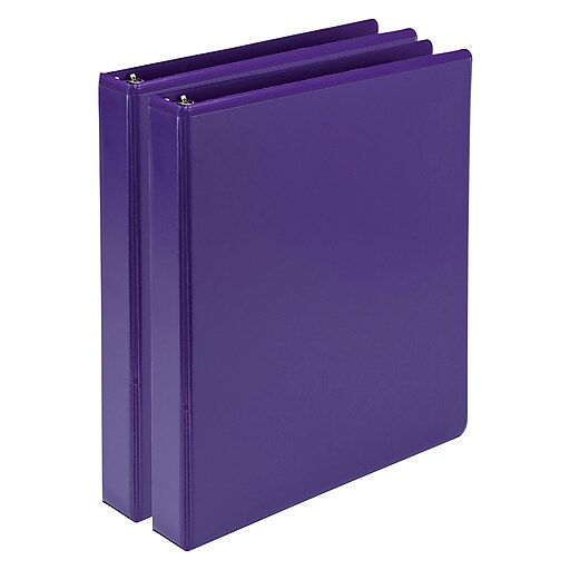 1 Inch Round Ring Samsill Fashion Color 3 Ring Storage Binders Assorted Colors 