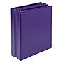 Samsill Earth's Choice 1"  View Binders, 3-Ring, Made in USA, Purple, 2/Pack (U86308)~#|#~sp117515518_sc7