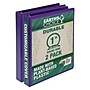 Samsill Earth's Choice 1"  View Binders, 3-Ring, Made in USA, Purple, 2/Pack (U86308)~#|#~sp117515519_sc7