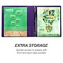 Samsill Earth's Choice 1"  View Binders, 3-Ring, Made in USA, Purple, 2/Pack (U86308)~#|#~sp117515520_sc7
