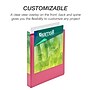 Samsill Fashion Colors 1" View Binders, 3-Ring , Made in USA, Pink, 2/Pack (U86376)~#|#~sp117515524_sc7
