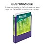 Samsill Earth's Choice 1"  View Binders, 3-Ring, Made in USA, Purple, 2/Pack (U86308)~#|#~sp117515635_sc7