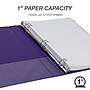 Samsill Earth's Choice 1"  View Binders, 3-Ring, Made in USA, Purple, 2/Pack (U86308)~#|#~sp117515636_sc7