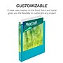 Samsill Fashion Colors 1"  View Binders, 3-Ring, Made in USA, Teal, 2/Pack (U86377)~#|#~sp117515643_sc7