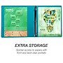 Samsill Fashion Colors 1"  View Binders, 3-Ring, Made in USA, Teal, 2/Pack (U86377)~#|#~sp117515728_sc7